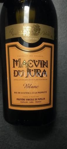 Jura Macvin-du-Jura Fruitière Vinicole de Pupillin Niet-geïntegreerd