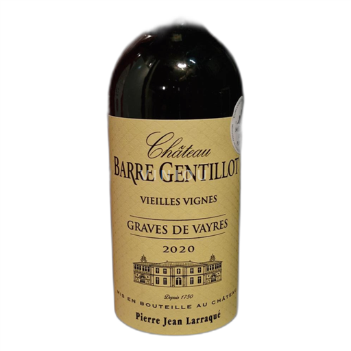 Bordeaux Graves-de-vayres Château Barre Gentillot Vieilles Vignes 2020