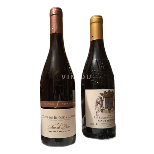 Rhônen laakso Côtes-du-rhône-villages Ferraton Père & Fils Plan de Dieu 2018