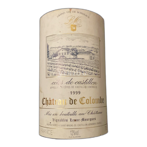 Bordeaux Ospecificerad Château de Colombe 1999