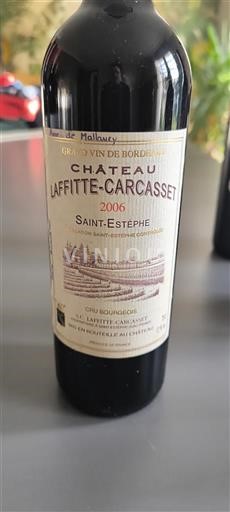 Bordeaux Saint-Estèphe Château Laffitte-Carcasset 2006