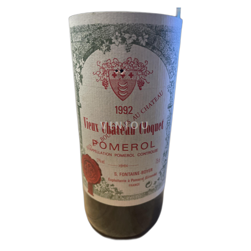 Bordeaux Pomerol Vieux Château Cloquet 1992