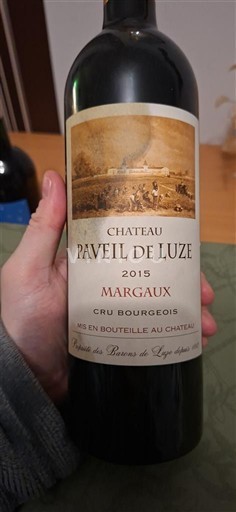 Burdeos Margaux Château Paveil de Luze 2015