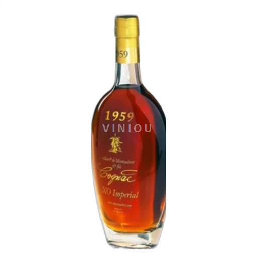 Cognac XO Albert de Montaubert Albert de Montaubert & fils 66a - 1959 Pháp Tây Nam Cognac