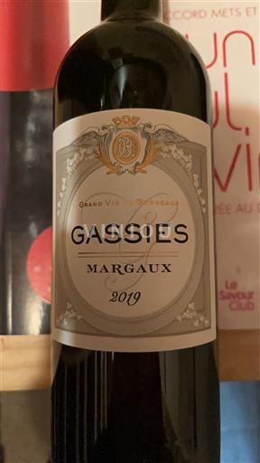 Bordeaux Margaux Château Gassies 2019