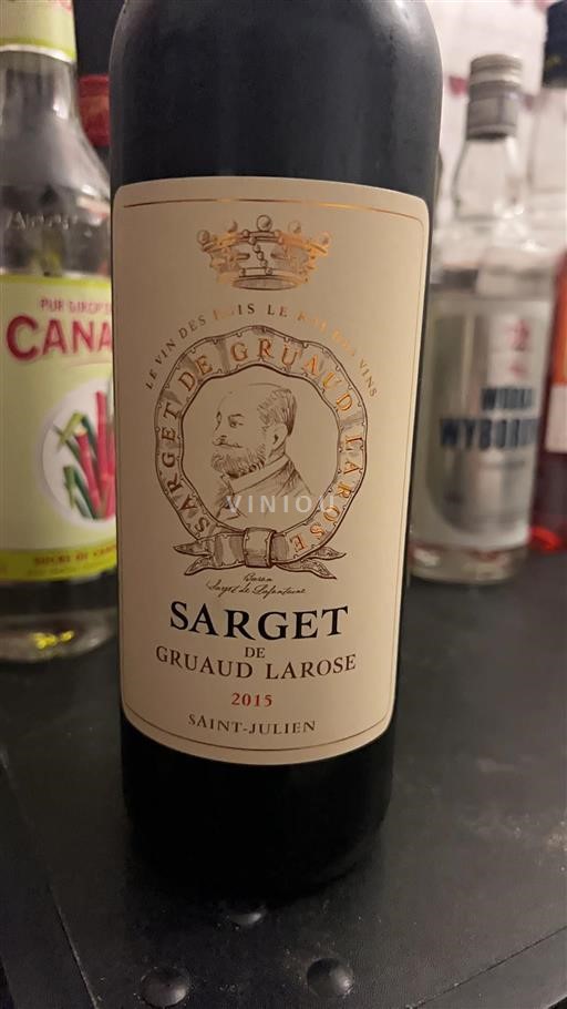 Bordeaux Saint-Julien Gruaud Larose Sarget de Gruaud Larose 2015