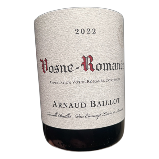 Borgogna Vosne-Romanée Arnaud Baillot 2022
