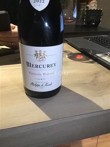 Borgoña Mercurey Philippe le Hardi Vieilles Vignes 2022