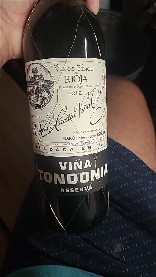 La Rioja Rioja Bodegas R. López de Heredia Viña Tondonia Viña Tondonia Reserva 2012