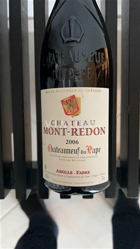 Vallée du Rhône Châteauneuf-du-pape Château Mont-Redon 2006