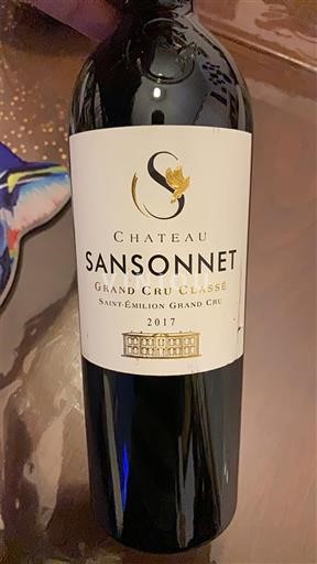 Burdeos Saint-Émilion Gran Cru Château Sansonnet 2017
