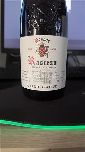 Rhône-dalen Rasteau Bonpas Grand Orateur 2023