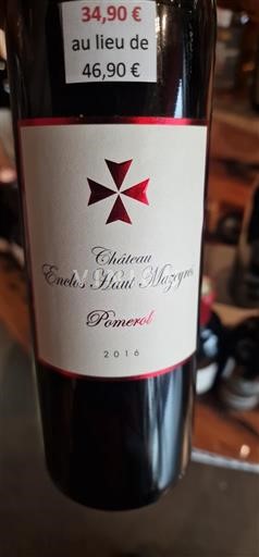 Bordeaux Pomerol Château Enclos Haut Mazeyres 2016
