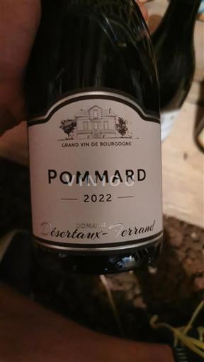 Borgogna Pommard Domaine Désertaux-Ferrand 2022
