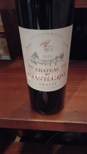 Bordeaux Graves Château Chantegrive 2015