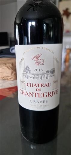 Bordeaux Graves Château Chantegrive 2015
