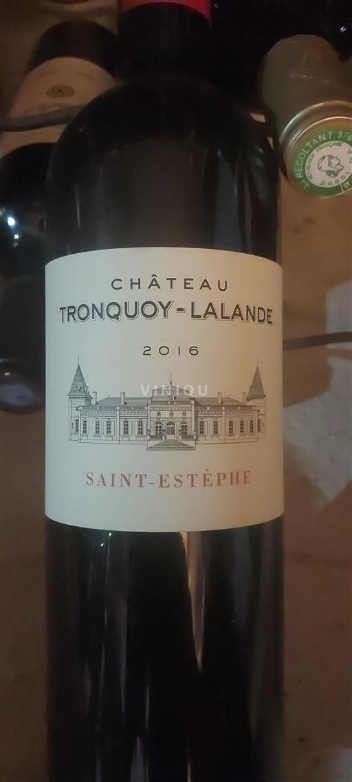 Bordeaux Saint-Estèphe Château Tronquoy-Lalande 2016