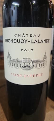 Burdeos Saint-Estèphe Château Tronquoy-Lalande 2016