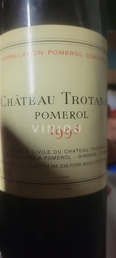 Bordeaux Pomerol Château Trotanoy 1995