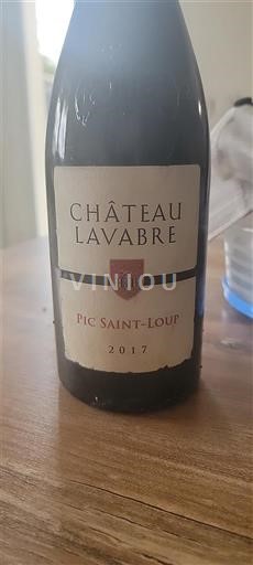 Languedoc Pic-saint-loup Château LAVABRE 2017