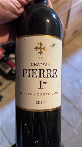 Burdeos Saint-Émilion Gran Cru Château Pierre 1er 2017