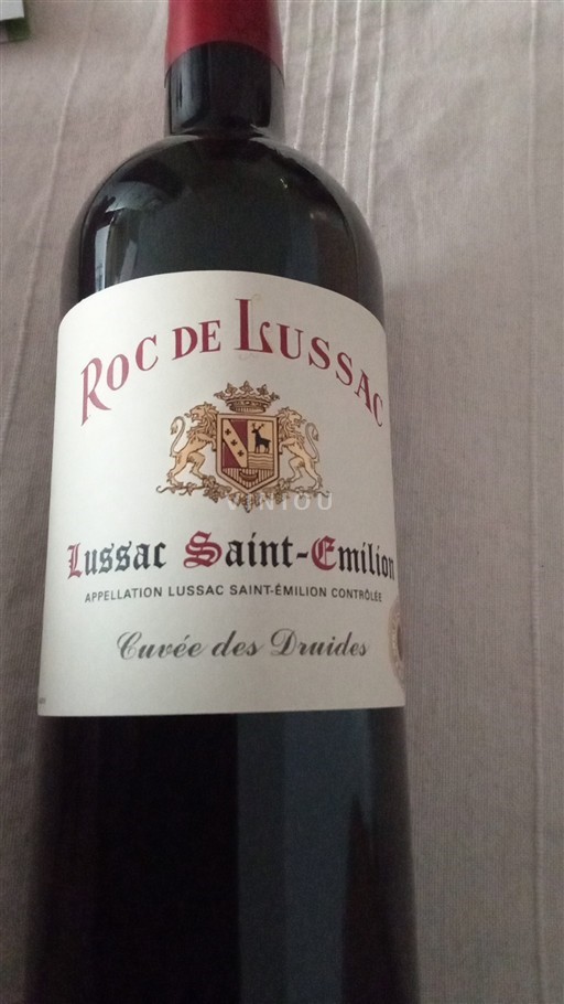 Burdeos Lussac-Saint-Émilion Roc de Lussac des Druides Sin añada