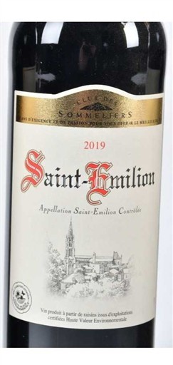 Bordeaux Saint-Émilion Club des Sommeliers 2019