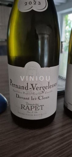Burgundy Pernand-Vergelesses Domaine Rapet Devant les Cloux 2023