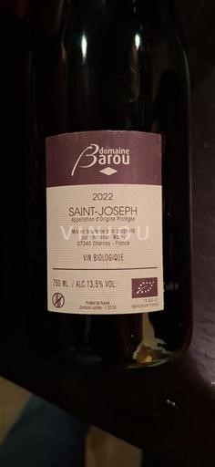 Údolí Rhôny Saint-Joseph Domaine Barou 2022