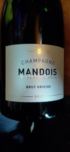 Champaña Champán Mandois Brut Origine Sin añada