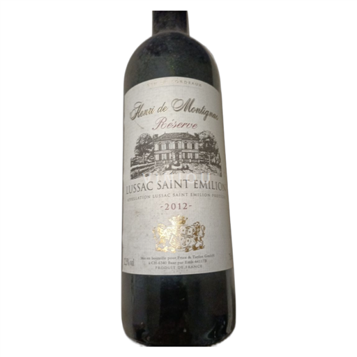 Bordeaux Lussac-Saint-Émilion Henri de Montignac Réserve 2012