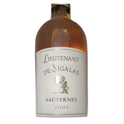 Bordeaux Sauternes Château Sigalas Rabaud Lieutenant de Sigalas 2005