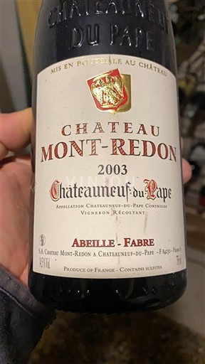 Rhônetal Châteauneuf-du-Pape Château Mont-Redon 2003
