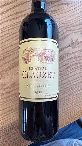Bordeaux Saint-Estèphe Château Clauzet 2022