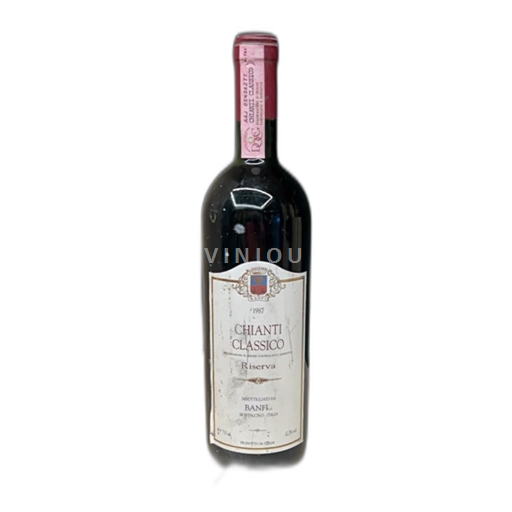 Toscana Chianti Classico Banfi Riserva 1987