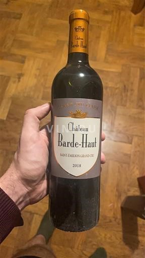 Бордо Сент-Емільйон Гран Крю Château Barde-Haut 2018