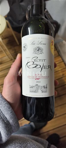 Bordeaux Blaye-Côtes-de-Bordeaux Château Petit Boyer Les Lions 2022