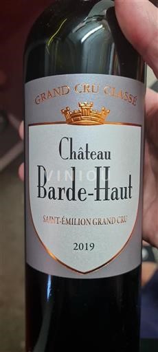 Burdeos Saint-Émilion Gran Cru Château Barde-Haut 2019