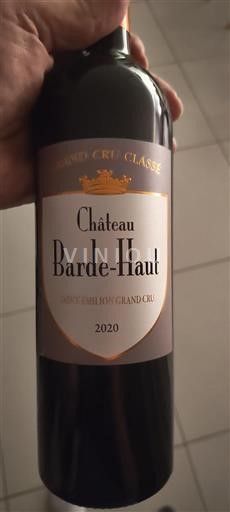 Burdeos Saint-Émilion Gran Cru Château Barde-Haut 2020