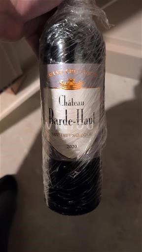 Bordeaux Saint-Émilion Grand Cru Château Barde-Haut 2020