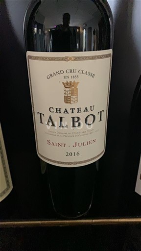 Bordeaux Saint-Julien Grand Cru Château Talbot 2016