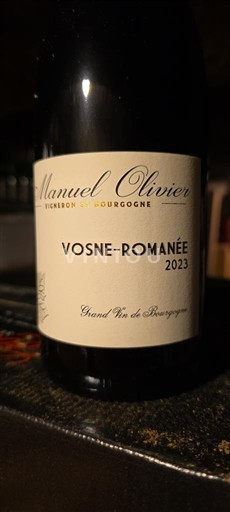 Burgundy Vosne-Romanée Grand Cru Manuel Olivier 2023