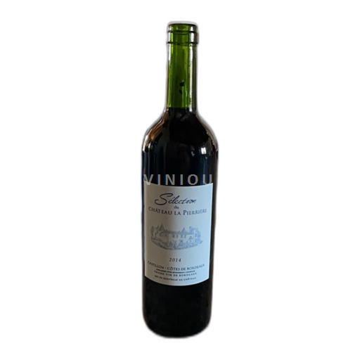 Bordeaux Castillon-côtes-de-bordeaux Château La Pierrière Sélection 2014