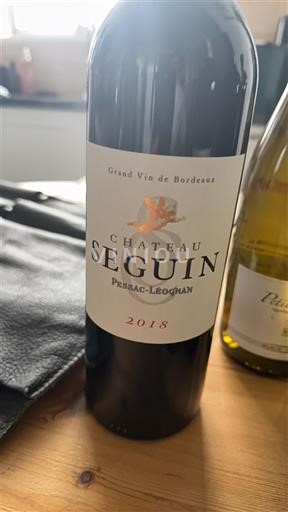 Bordeaux Pessac-Léognan Château Seguin 2018