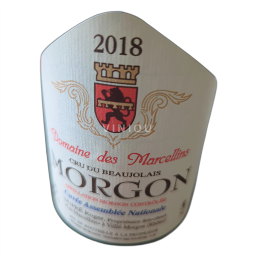Beaujolais Morgon Domaine des Marcellins Assemblée nationale Neročník