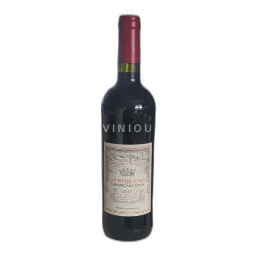 Vin Rouge sec Cabernet sauvignon Louis Père Et Fils 2019 France Languedoc Vin de France
