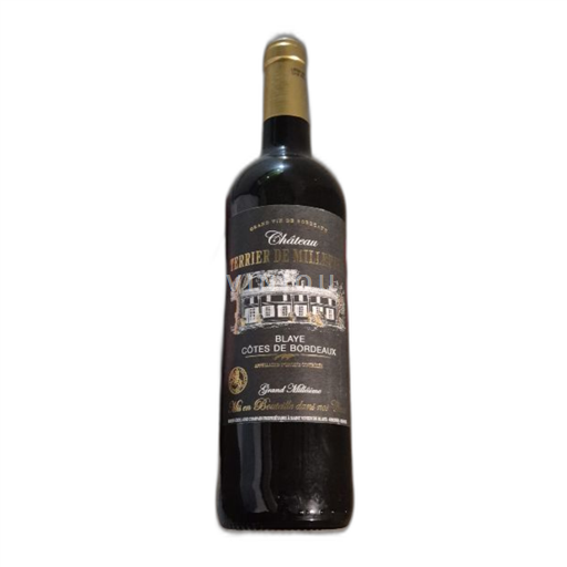 Bordeaux Blaye-Côtes-de-Bordeaux Château Terrier de Mille Secous Ikke årgangsbestemt