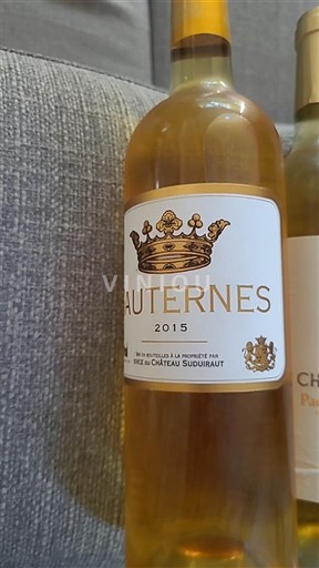 Bordeaux Sauternes Château Suduiraut 2015