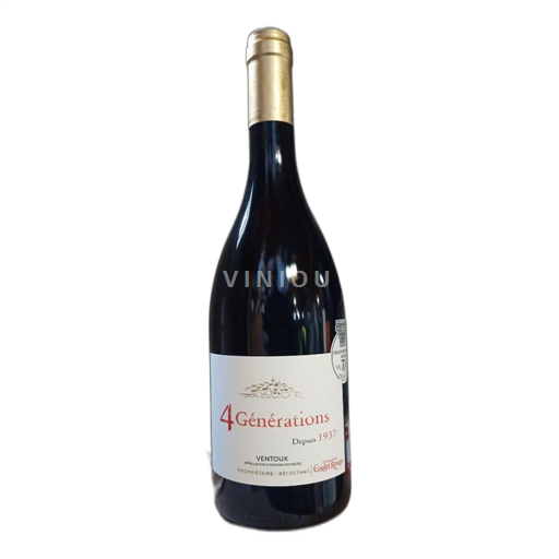 Rhônen laakso Ventoux Domaine du Coulet Rouge 4 Générations 2020