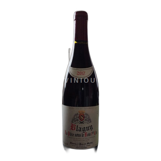 Burgundi Blagny Premier Cru Domaine Matrot La pièce sous le bois 2017